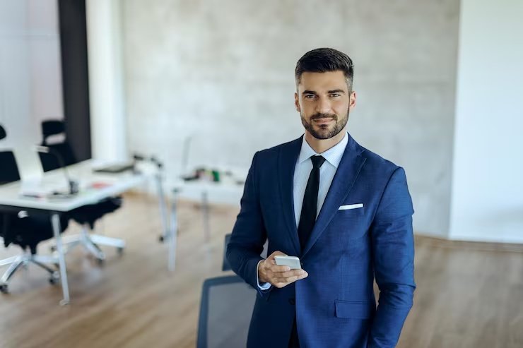 Professional office portrait
